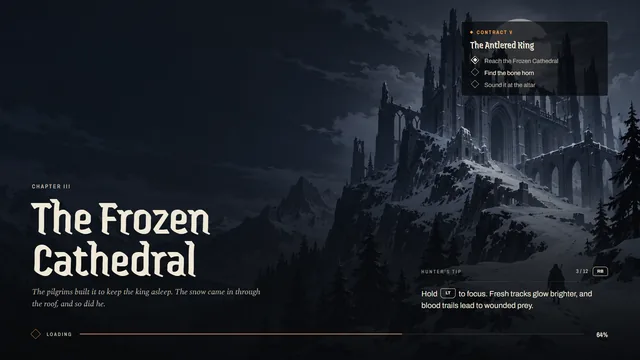 The Last Hunt Loading screen